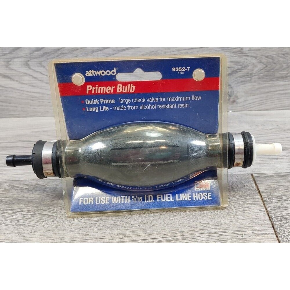 NEW -ATTWOOD 5 /16 " PRIMER BULB  PART # 9352-7-Boating, Boat Motor-Fuel System